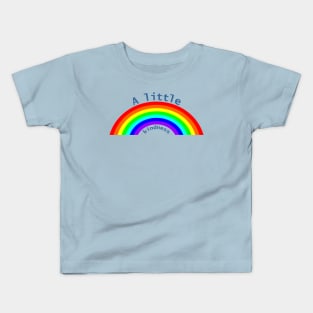 A Little Kindness Rainbow Goes a Long Way Kids T-Shirt